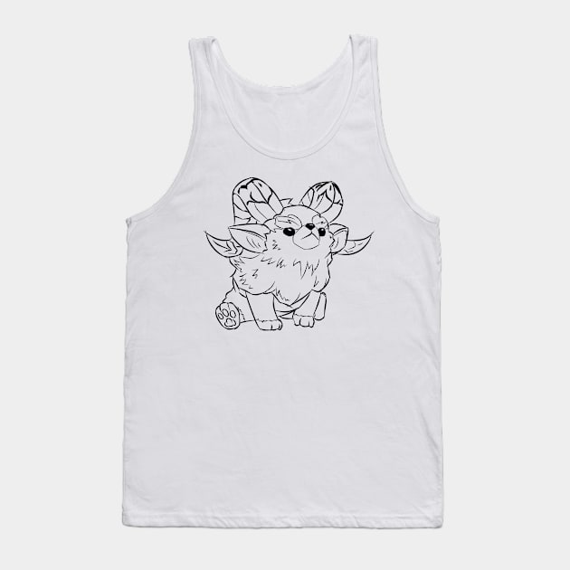 Furyhorn Sitting Tank Top by DeLyss-Iouz